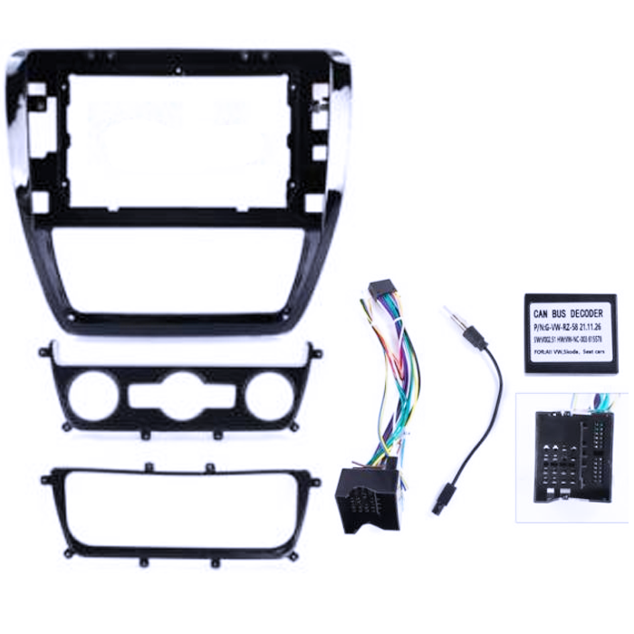 Navigatie dedicata Volkswagen Sagitar / Jetta5 2006-2010 si Golf 5, 4GB RAM 64GB ROM, Octacore, Android 14, Display QLED 10", DSP, Carplay, Android Auto, Internet, Youtube, Waze, WIFI [11]