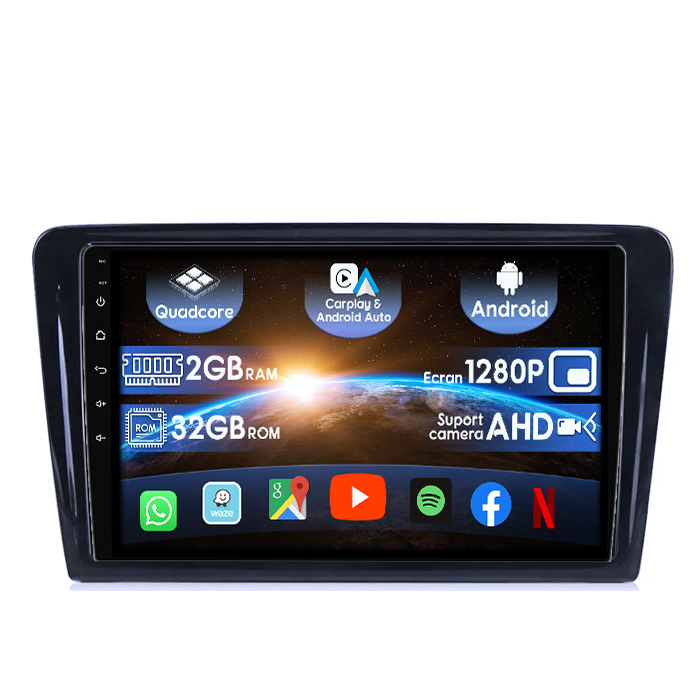 (Resigilata) Navigatie dedicata Volkswagen Santana 2013-2017, 2GB RAM 32GB ROM, Quad Core, Display 9" IPS Full HD, Carplay, Android 14, Bluetooth, Magazin Play, Suport camere AHD [1]