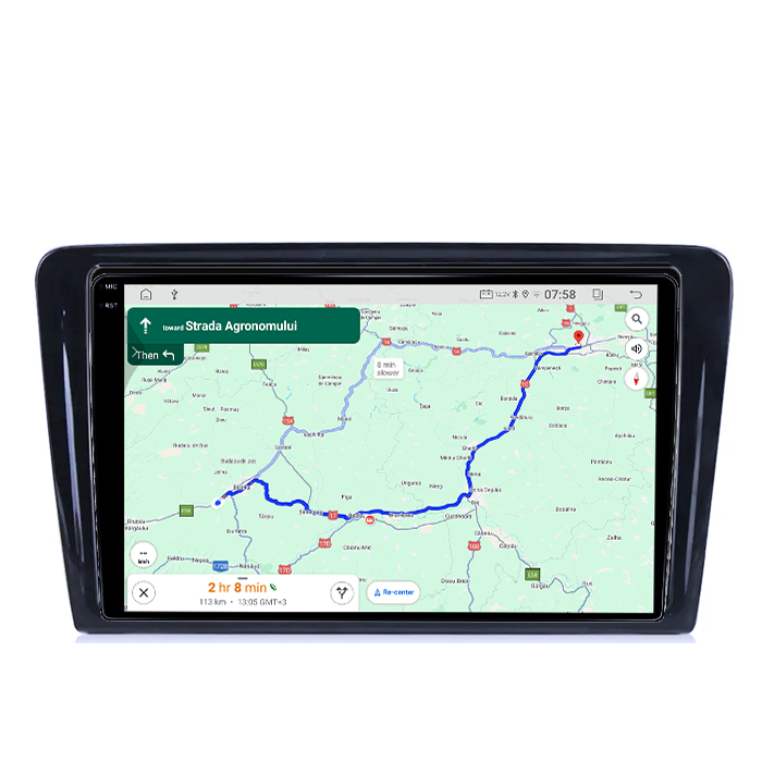 Navigatie dedicata Volkswagen Santana 2013-2017, 4GB RAM 64GB ROM, Quadcore, Android 14, Display QLED 9", DSP, Carplay&Android Auto, Suport camere AHD [3]