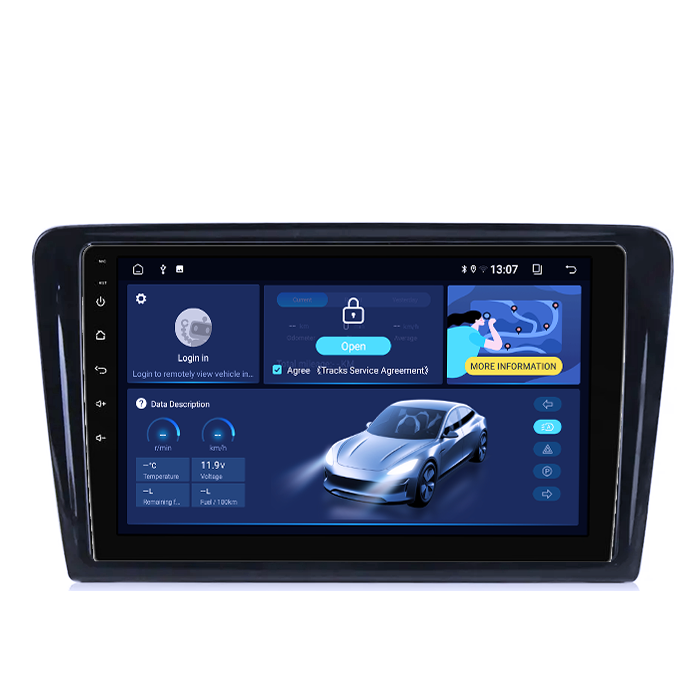 Navigatie dedicata Volkswagen Santana 2013-2017, 8GB RAM 128GB ROM, Octacore, Platforma TS18, Android 14, Display QLED 9”, Suporta camera 360º, DSP, Carplay&Android Auto, SIM 4G, Ventilator Activ [2]