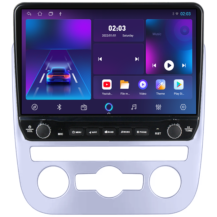 Navigatie dedicata Volkswagen Scirocco (2008-2017) Tesla cu butoane rotative model 2024, 4GB RAM 64GB ROM, Procesor Quadcore, Android 14, Display QLED 10", DSP, Carplay&Android Auto [5]