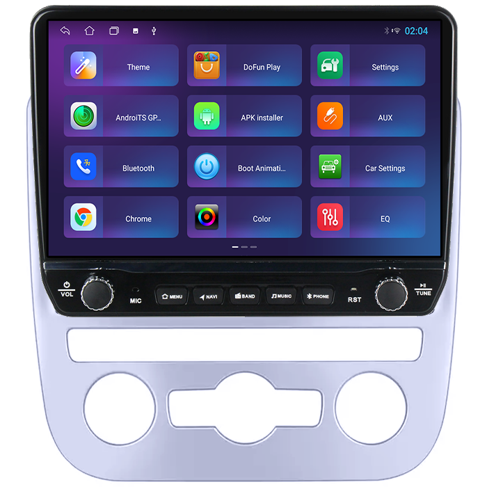 Navigatie dedicata Volkswagen Scirocco (2008-2017) Tesla cu butoane rotative model 2024, 4GB RAM 64GB ROM, Procesor Quadcore, Android 14, Display QLED 10", DSP, Carplay&Android Auto [4]