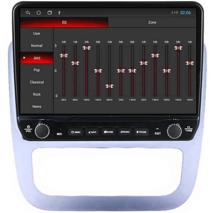 Navigatie dedicata Volkswagen Scirocco (2008-2017) Tesla cu butoane rotative model 2024, 4GB RAM 64GB ROM, Procesor Quadcore, Android 14, Display QLED 10", DSP, Carplay&Android Auto [2]