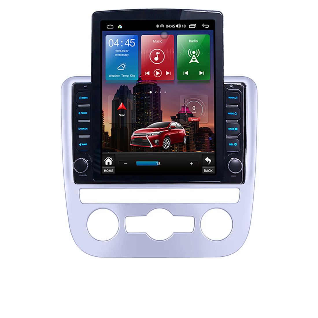 Navigatie dedicata Volkswagen Scirocco (2008-2017) Tesla Style, 4GB RAM 64GB ROM, Procesor Quadcore, Android, Display QLED 9.7", DSP, Carplay&Android Auto AC [4]