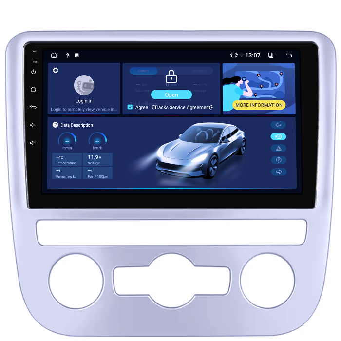 Navigatie dedicata Volkswagen Scirocco 2009-2014, 4GB RAM 64GB ROM, Octacore, Android 14, Display QLED 9", DSP, Carplay, Android Auto, Internet, Youtube, Waze, WIFI, Bluetooth [2]