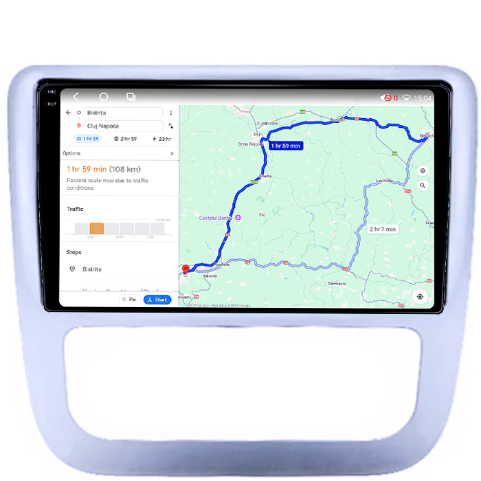 Navigatie dedicata Volkswagen Scirocco 2009-2014, 4GB RAM 64GB ROM, Octacore, Android 14, Display QLED 1K 9", DSP, Carplay, Android Auto, Internet, Youtube, Waze, WIFI, Bluetooth [4]