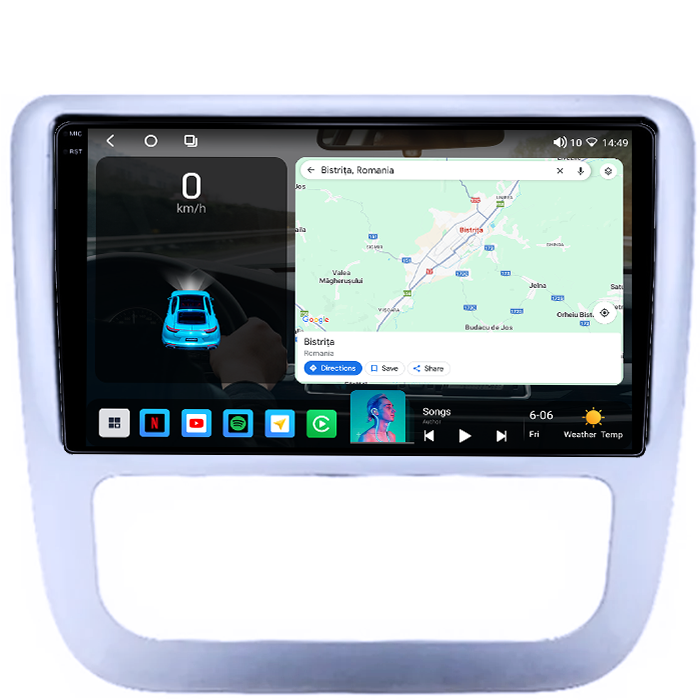 Navigatie dedicata Volkswagen Scirocco 2009-2014, 4GB RAM 64GB ROM, Octacore, Android 14, Display QLED 1K 9", DSP, Carplay, Android Auto, Internet, Youtube, Waze, WIFI, Bluetooth [2]