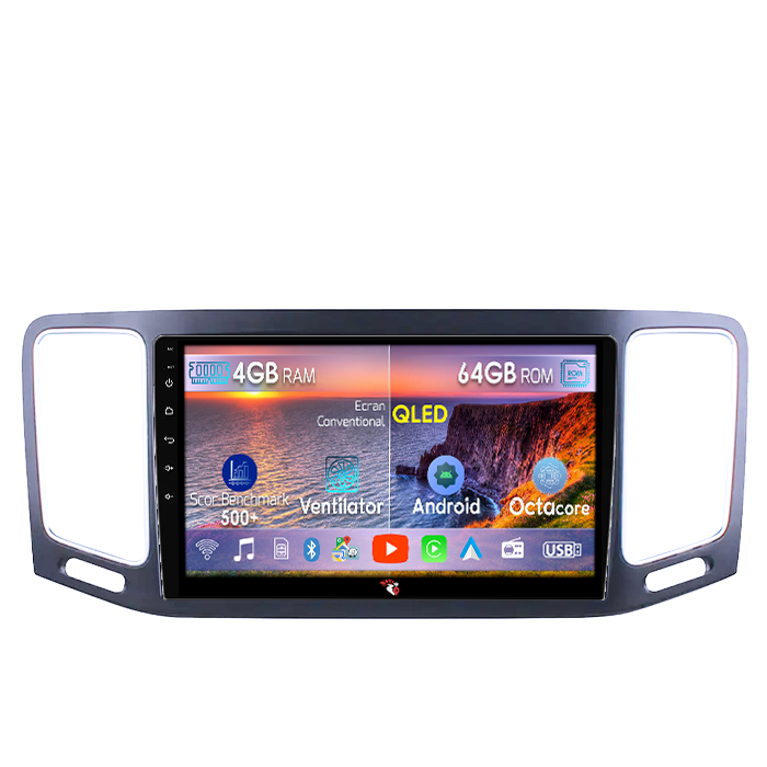 Navigatie dedicata Volkswagen Sharan 2012-2018, 4GB RAM 64GB ROM, Octacore, Android 14, Display QLED 9", DSP, Carplay, Android Auto, Internet, Youtube, Waze, WIFI, Bluetooth [1]