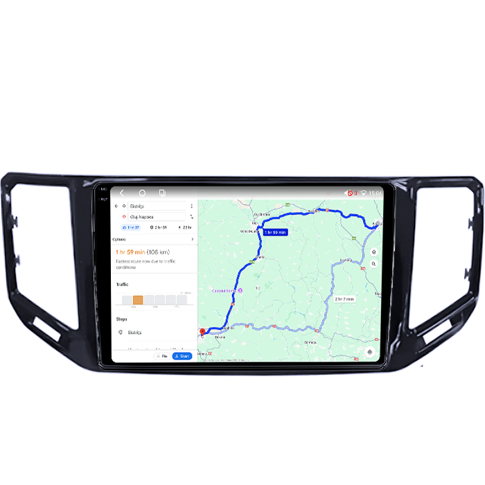 Navigatie dedicata Volkswagen Sharan 2012-2018, 4GB RAM 64GB ROM, Octacore, Android 14, Display QLED 1K 9", DSP, Carplay, Android Auto, Internet, Youtube, Waze, WIFI, Bluetooth [4]