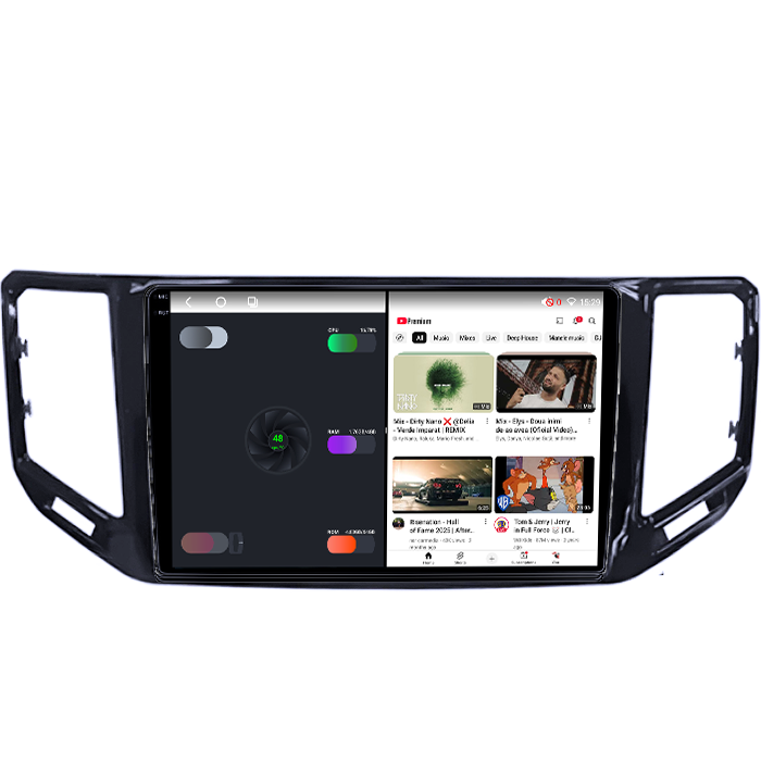 Navigatie dedicata Volkswagen Sharan 2012-2018, 4GB RAM 64GB ROM, Octacore, Android 14, Display QLED 1K 9", DSP, Carplay, Android Auto, Internet, Youtube, Waze, WIFI, Bluetooth [3]