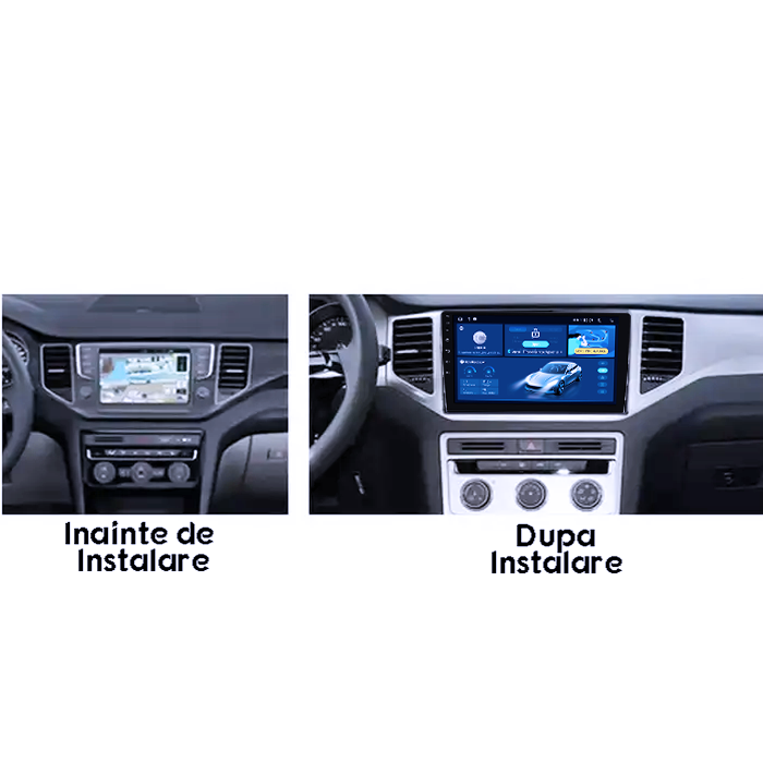 Navigatie Dedicata VW Golf Tour 2016+ DUDU3, 4GB RAM 64GB ROM, Octacore, Platforma 8581, Android, Display QLED 9", DSP, Carplay&AndroidAuto [6]