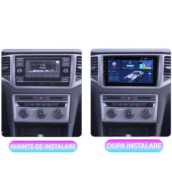 Navigatie dedicata Volkswagen T6 2015+, Taigo, T-Roc, T-Cross, Caravelle, Arteon, 4 GB RAM 32 ROM, Android 14, Display QLED, 9", DSP, Carplay, Android Auto, Internet, Youtube, Waze, WI-FI, USB, Blueto [3]