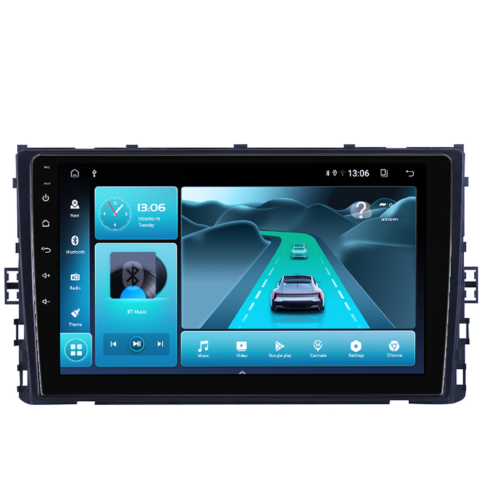 Navigatie dedicata Volkswagen T6 2015+, Taigo, T-Roc, T-Cross, Caravelle, Arteon, 4 GB RAM 32 ROM, Android 14, Display QLED, 9", DSP, Carplay, Android Auto, Internet, Youtube, Waze, WI-FI, USB, Blueto [4]