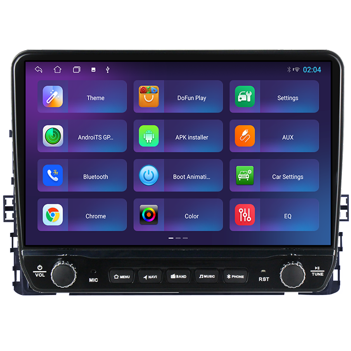 Navigatie dedicata Volkswagen T6 2015+, Taigo, T-Roc, T-Cross, Caravelle, Arteon Tesla cu butoane rotative model 2024, 4GB RAM 64GB ROM, Procesor Quadcore, Android 14, Display QLED 10", DSP, Carplay&A [5]