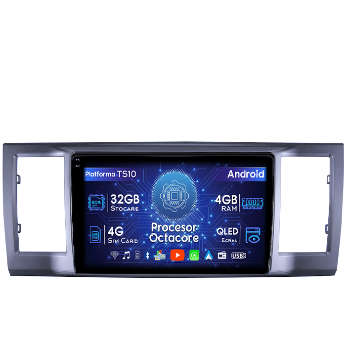 Navigatie dedicata Volkswagen T6 2016-2019, 4GB RAM 32GB ROM, Octacore, Android 14, Display QLED 1K 9", DSP, Carplay&Android Auto, SIM 4G, Bluetooth, Ventilator Activ [1]