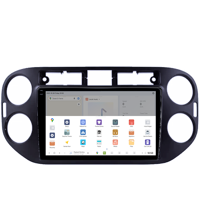 Navigatie Dedicata VW Tiguan 2007-2012 DUDU3, 4GB RAM 64GB ROM, Octacore, Platforma 8581, Android, Display QLED 9", DSP, Carplay&AndroidAuto [2]