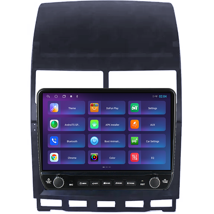Navigatie dedicata Volkswagen Touareg 2002-2012 Tesla cu butoane rotative model 2024, 4GB RAM 64GB ROM, Procesor Quadcore, Android 14, Display QLED 10", DSP, Carplay&Android Auto [4]