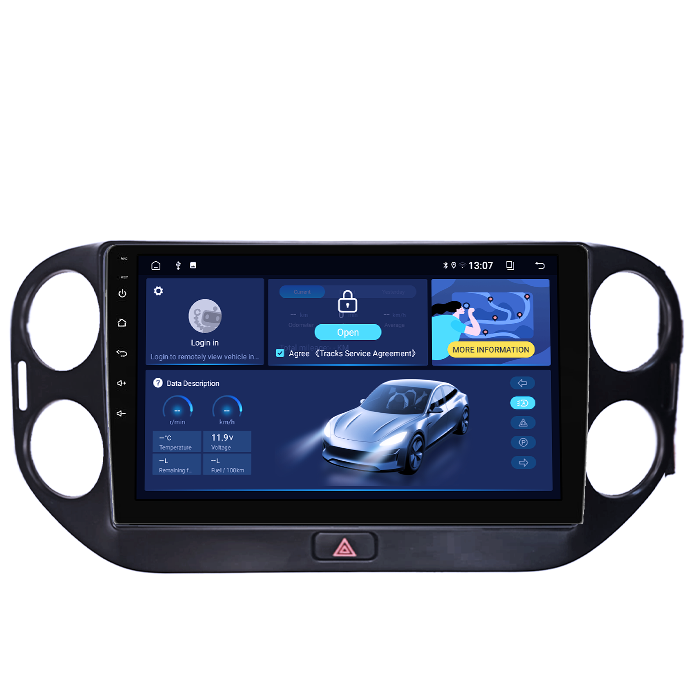 Navigatie dedicata Volkswagen Tiguan 2010-2017, 8GB RAM 128GB ROM, Octacore, Platforma TS18, Android 14, Display QLED 9”, Suporta camera 360º, DSP, Carplay&Android Auto, SIM 4G, Ventilator Activ [2]