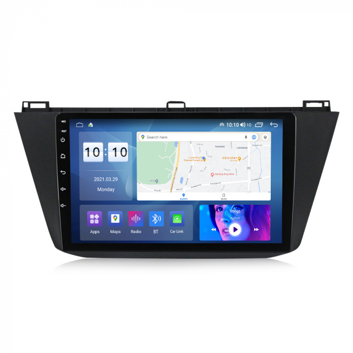 Navigatie dedicata Volkswagen Tiguan 2017-2019, 4GB RAM 64GB ROM, Octacore, Android 14, Display QLED 10", DSP, Carplay, Android Auto, Internet, Youtube, Waze, WIFI, Bluetooth [5]