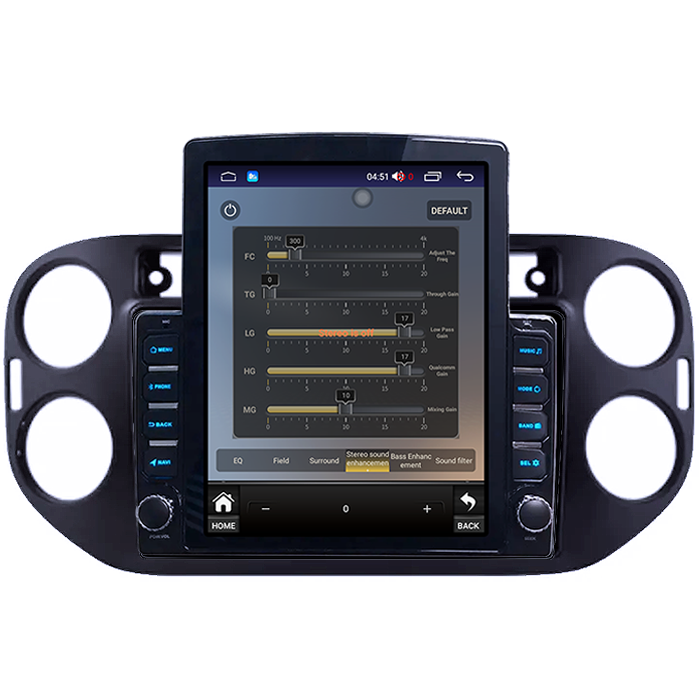 Navigatie dedicata Volkswagen Tiguan Negru 2007-2012 Tesla Style, ANDROID 13, 9.7 inch , 8+128GB, Internet, Aplicatii, Waze, GPS [4]