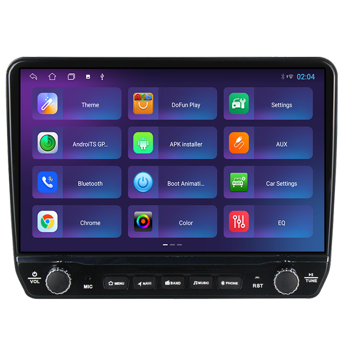 Navigatie dedicata Volkswagen Touareg 2002-2012 Tesla cu butoane rotative model 2024, 4GB RAM 64GB ROM, Procesor Quadcore, Android 14, Display QLED 10", DSP, Carplay&Android Auto [4]