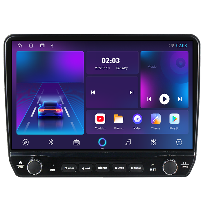 Navigatie dedicata Volkswagen Touareg 2002-2012 Tesla cu butoane rotative model 2024, 4GB RAM 64GB ROM, Procesor Quadcore, Android 14, Display QLED 10", DSP, Carplay&Android Auto [5]