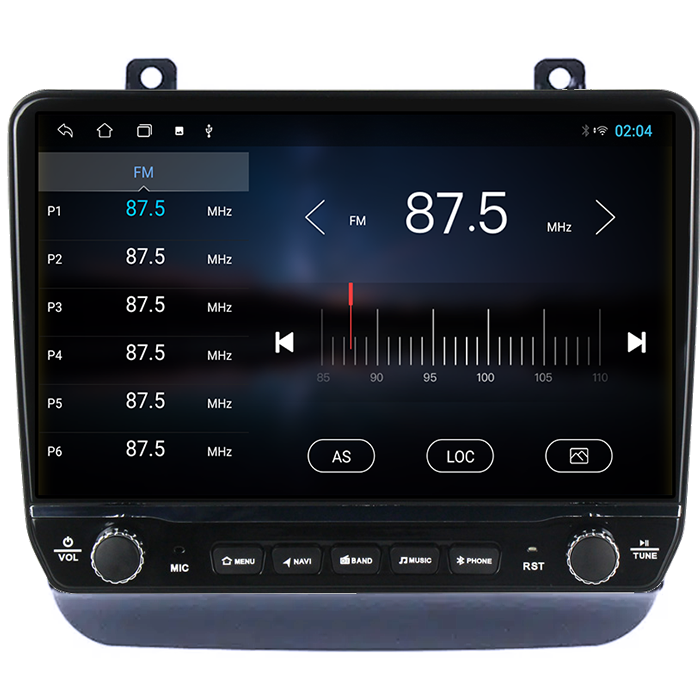 Navigatie dedicata Volkswagen Touareg 2012-2017 Tesla cu butoane rotative model 2024, 4GB RAM 64GB ROM, Procesor Quadcore, Android 14, Display QLED 10", DSP, Carplay&Android Auto [3]