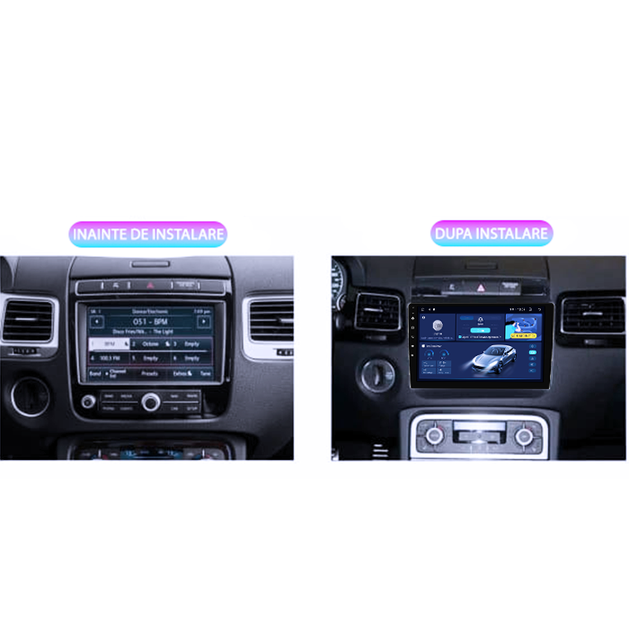 Navigatie dedicata Volkswagen Touareg 2010-2018, 8GB RAM 128GB ROM, Octacore, Platforma TS18, Android 14, Display QLED 9”, Suporta camera 360º, DSP, Carplay&Android Auto, SIM 4G, Ventilator Activ [3]