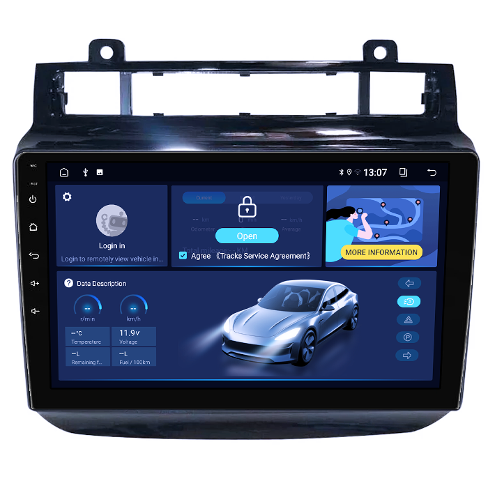Navigatie dedicata Volkswagen Touareg 2010-2018, 8GB RAM 128GB ROM, Octacore, Platforma TS18, Android 14, Display QLED 9”, Suporta camera 360º, DSP, Carplay&Android Auto, SIM 4G, Ventilator Activ [2]