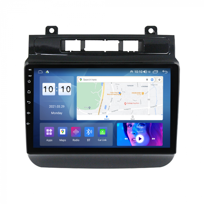 Navigatie dedicata Volkswagen Touareg 2012-2015, 4 GB RAM 32 ROM, Android 14, Display QLED, 9", DSP, Carplay, Android Auto, Internet, Youtube, Waze, WI-FI, USB, Bluetooth [4]