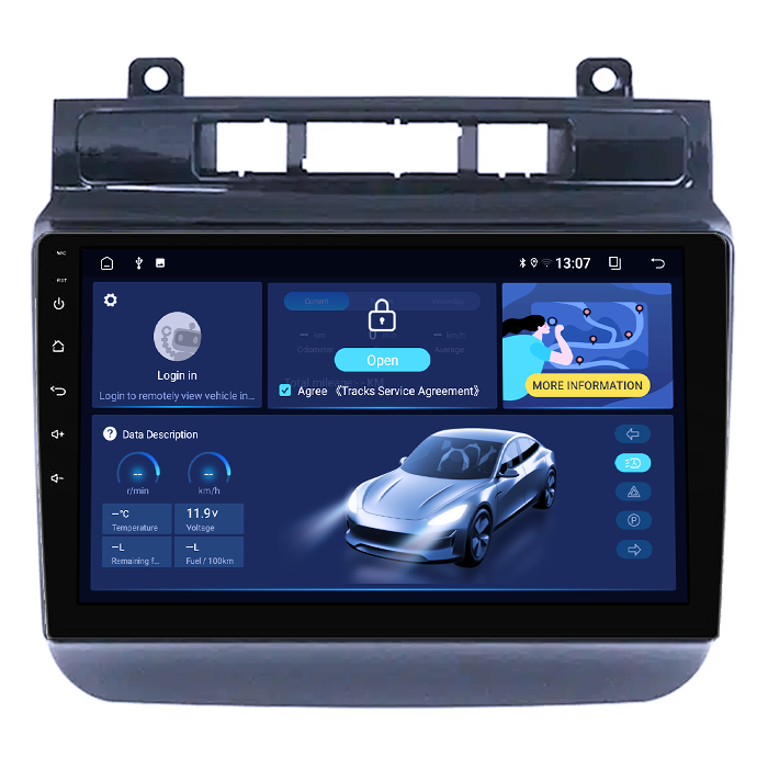 Navigatie dedicata Volkswagen Touareg 2012-2015, 8GB RAM 128GB ROM, Octacore, Platforma TS18, Android 14, Display QLED 9”, Suporta camera 360º, DSP, Carplay&Android Auto, SIM 4G, Ventilator Activ [2]