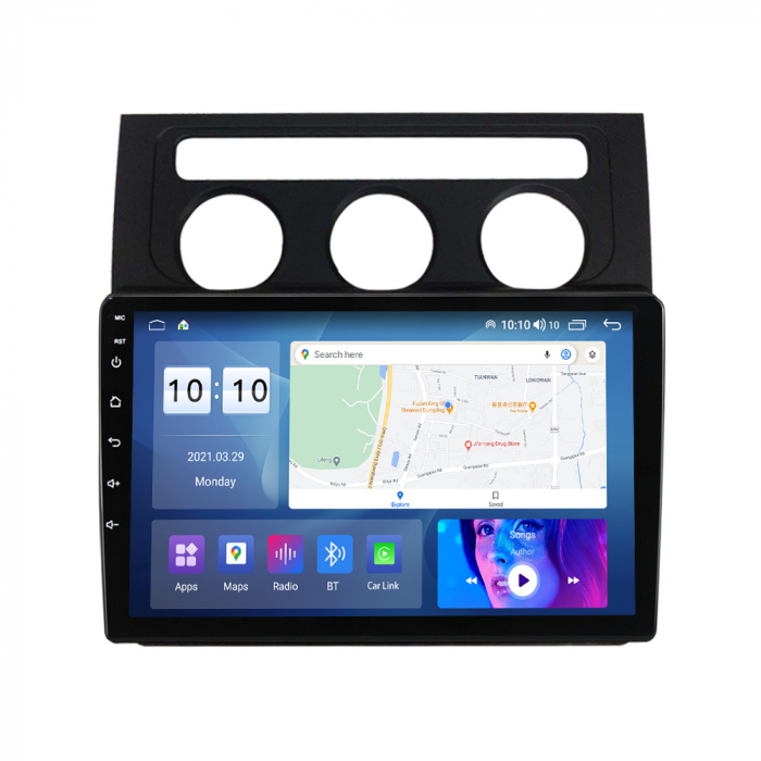 Navigatie dedicata Volkswagen Touran 2003-2015, 4GB RAM 64GB ROM, Octacore, Android 14, Display QLED 10", DSP, Carplay, Android Auto, Internet, Youtube, Waze, WIFI, Bluetooth [6]