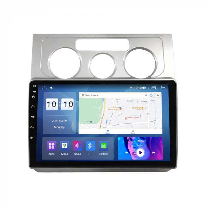 Navigatie dedicata Volkswagen Touran 2003-2015, 4GB RAM 64GB ROM, Octacore, Android 14, Display QLED 10", DSP, Carplay, Android Auto, Internet, Youtube, Waze, WIFI, Bluetooth [7]