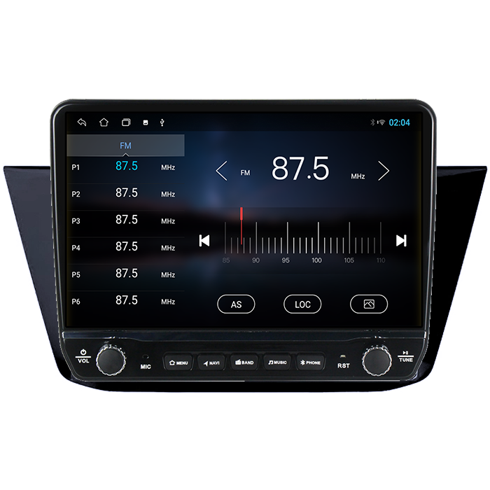 Navigatie dedicata Volkswagen Touran 2015+ Tesla cu butoane rotative model 2024, 4GB RAM 64GB ROM, Procesor Quadcore, Android 14, Display QLED 10", DSP, Carplay&Android Auto [3]