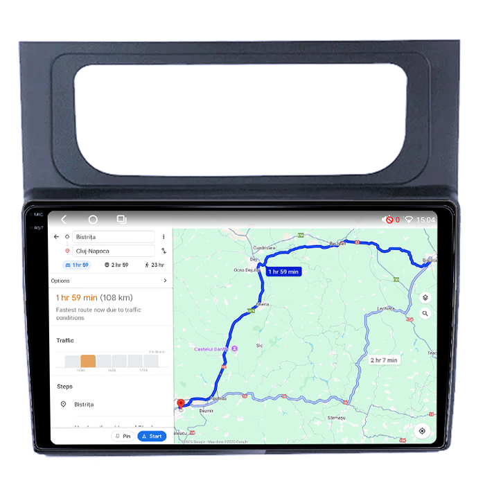 Navigatie dedicata Volkswagen Touran 2011-2015, 4GB RAM 64GB ROM, Octacore, Android 14, Display QLED 1K 10", DSP, Carplay, Android Auto, Internet, Youtube, Waze, WIFI, Bluetooth [4]