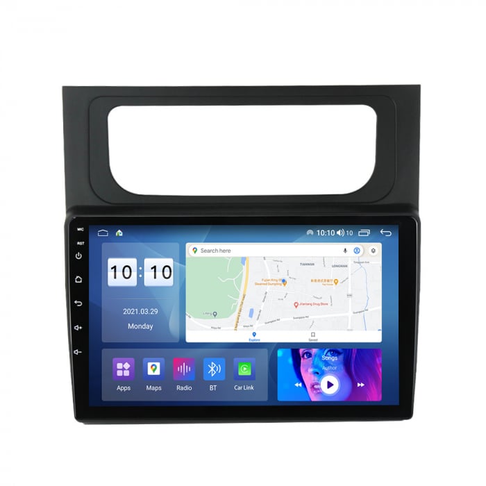 Navigatie dedicata Volkswagen Touran 2011-2015, 4 GB RAM 32 ROM, Android 14, Display QLED, 10", DSP, Carplay, Android Auto, Internet, Youtube, Waze, WI-FI, USB, Bluetooth [5]