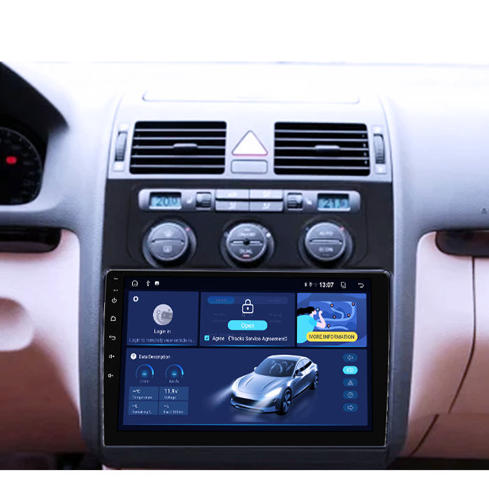Navigatie dedicata Volkswagen Touran 2014, 4GB RAM 64GB ROM, Quad Core, Display 10.1" QLED 1K, Carplay, Android 14, Bluetooth, Magazin Play, Suport Camere AHD [3]