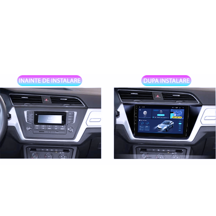 Navigatie dedicata Volkswagen Touran 2015+, 4GB RAM 64GB ROM, Octacore, Android 14, Display QLED 10.1", DSP, Carplay, Android Auto, Internet, Youtube, Waze, WIFI, Bluetooth [2]