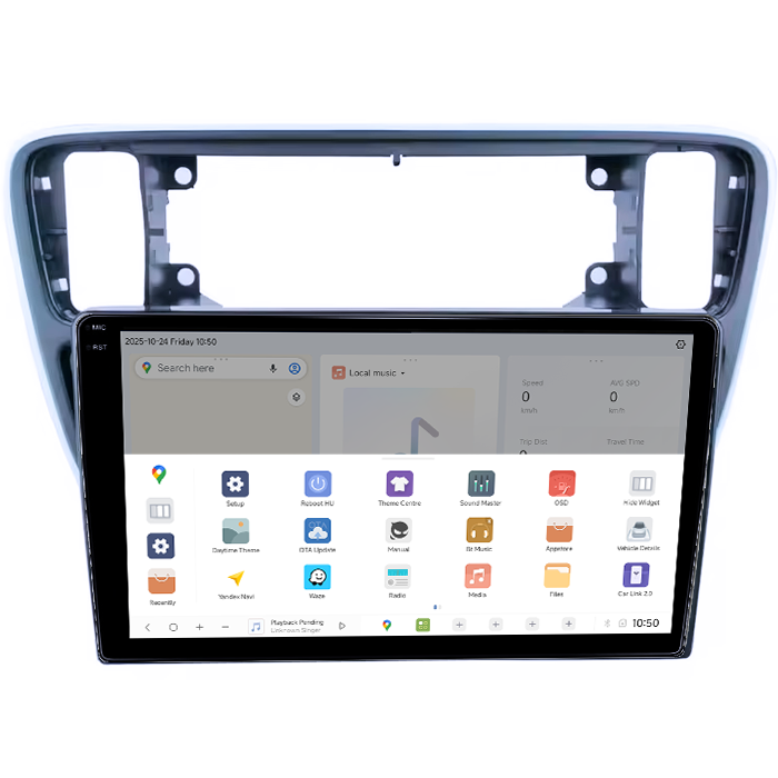 Navigatie Dedicata Volkswagen Up 2011-2020 DUDU3, 4GB RAM 64GB ROM, Octacore, Platforma 8581, Android, Display QLED 9", DSP, Carplay&AndroidAuto [2]