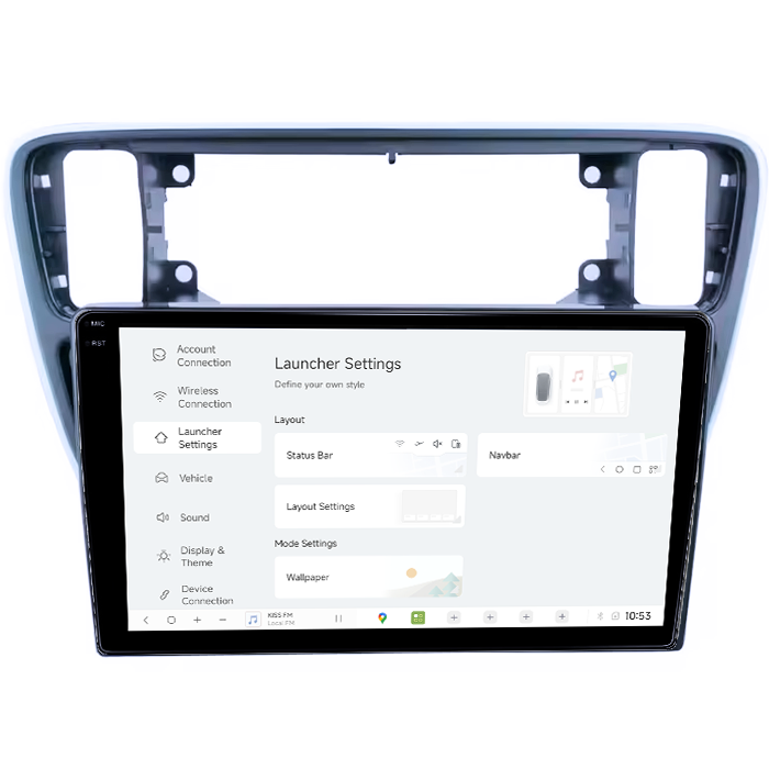 Navigatie Dedicata Volkswagen Up 2011-2020 DUDU3, 4GB RAM 64GB ROM, Octacore, Platforma 8581, Android, Display QLED 9", DSP, Carplay&AndroidAuto [4]