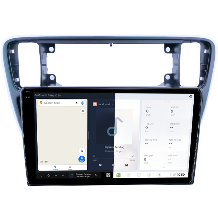 Navigatie Dedicata Volkswagen Up 2011-2020 DUDU3, 4GB RAM 64GB ROM, Octacore, Platforma 8581, Android, Display QLED 9", DSP, Carplay&AndroidAuto [5]