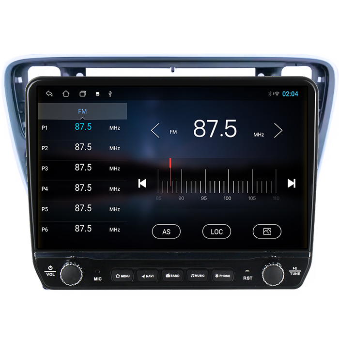 Navigatie dedicata Volkswagen Up 2011-2020 Tesla cu butoane rotative model 2024, 4GB RAM 64GB ROM, Procesor Quadcore, Android 14, Display QLED 10", DSP, Carplay&Android Auto [3]