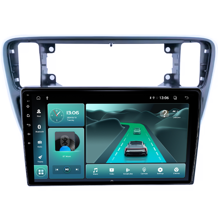 Navigatie dedicata Skoda Citigo 2011-2019, 4GB RAM 32GB ROM, Octacore, Android 14, Display QLED  9", DSP, Carplay&Android Auto, SIM 4G, Bluetooth, Ventilator Activ [2]