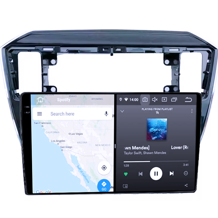 Navigatie dedicata Volkswagen UP 2011-2020, 4GB RAM 64GB ROM, Procesor Qualcomm Octacore, Android 14, Rezolutie 2K, Display QLED 9", DSP, Carplay&Android Auto, SIM 4G [2]