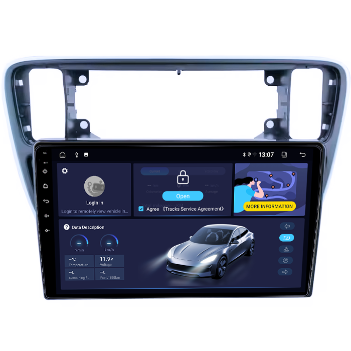 Navigatie dedicata Volkswagen UP 2011-2020, 4GB RAM 64GB ROM, Quad Core, Display 9" QLED 1K, Carplay, Android 14, Bluetooth, Magazin Play, Suport Camere AHD [4]