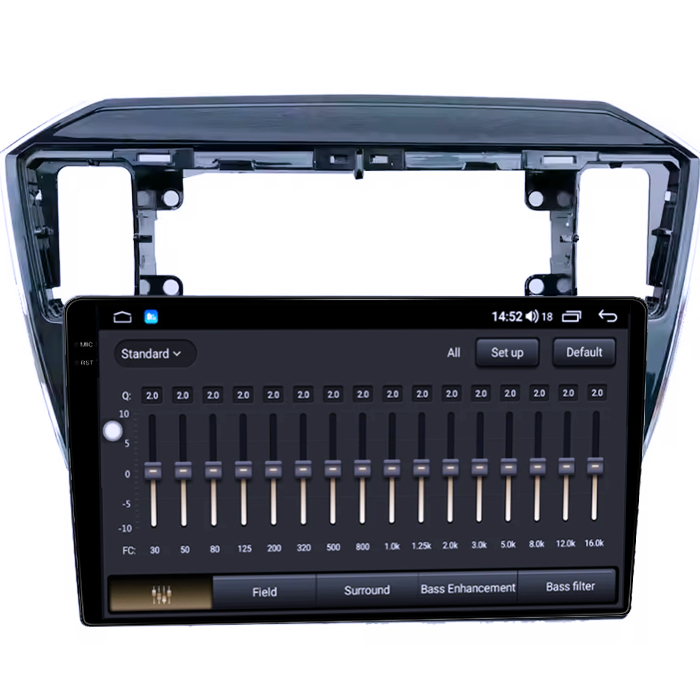 Navigatie dedicata Volkswagen UP 2011-2020, 8GB RAM 128GB ROM, Octacore, Platforma 7862,Android 14, Display QLED 2K 9", Suporta camera 360", DSP, Carplay&Android Auto, S [2]