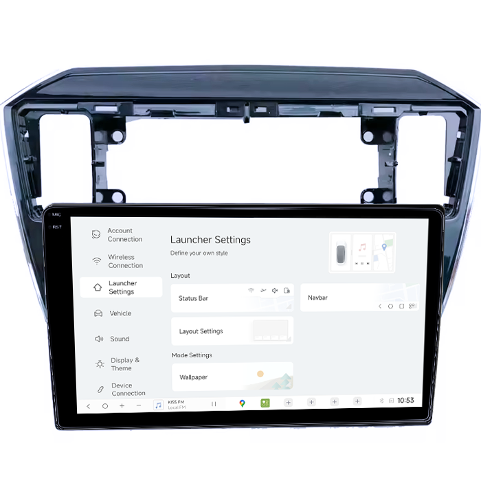 Navigatie Dedicata Volkswagen Up 2011-2020 2 DUDU3, 4GB RAM 64GB ROM, Octacore, Platforma 8581, Android, Display QLED 9", DSP, Carplay&AndroidAuto [4]