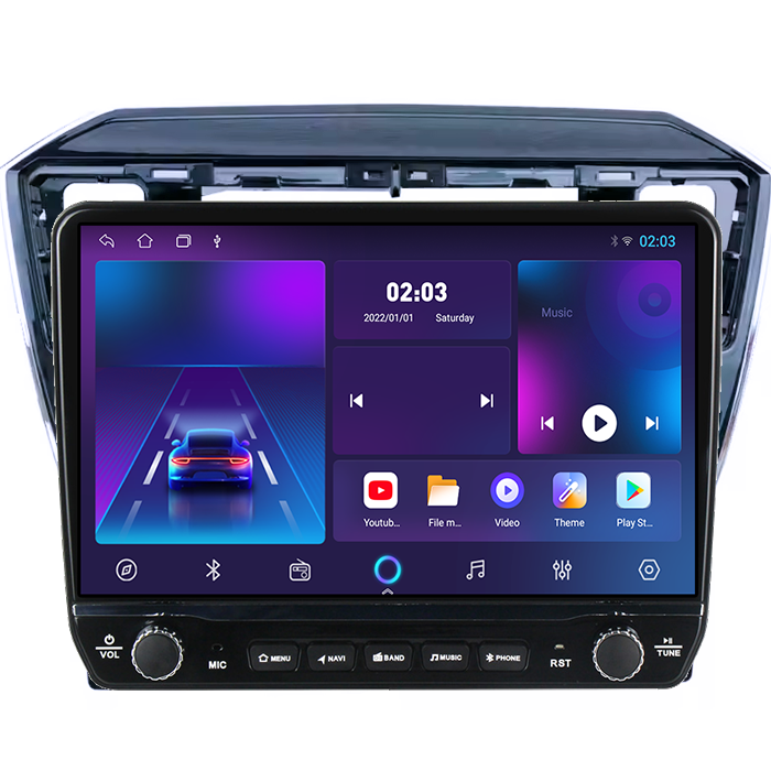 Navigatie dedicata Volkswagen Up 2011-2020 Tesla cu butoane rotative model 2024, 4GB RAM 64GB ROM, Procesor Quadcore, Android 14, Display QLED 10", DSP, Carplay&Android Auto [5]