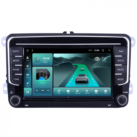 Navigatie dedicata Volkswagen, model 2023, 2GB RAM 32GB ROM, Quad Core, Display 7" IPS Full HD, Carplay&Android Auto, Android 14, Suport camere AHD [3]