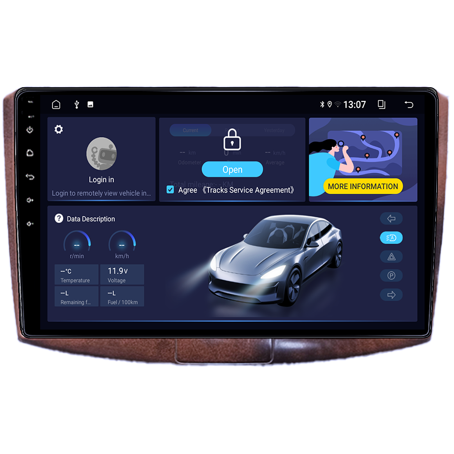 (Resigilata) Navigatie dedicata Volkwagen Passat B6/B7 Brown, 2GB RAM 32GB ROM, Quad Core, Display 9" IPS Full HD, Carplay&Android Auto, Android 14, Suport camere AHD [4]